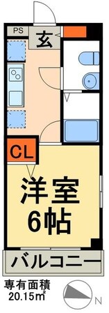 レアレジデンス稲毛の物件間取画像
